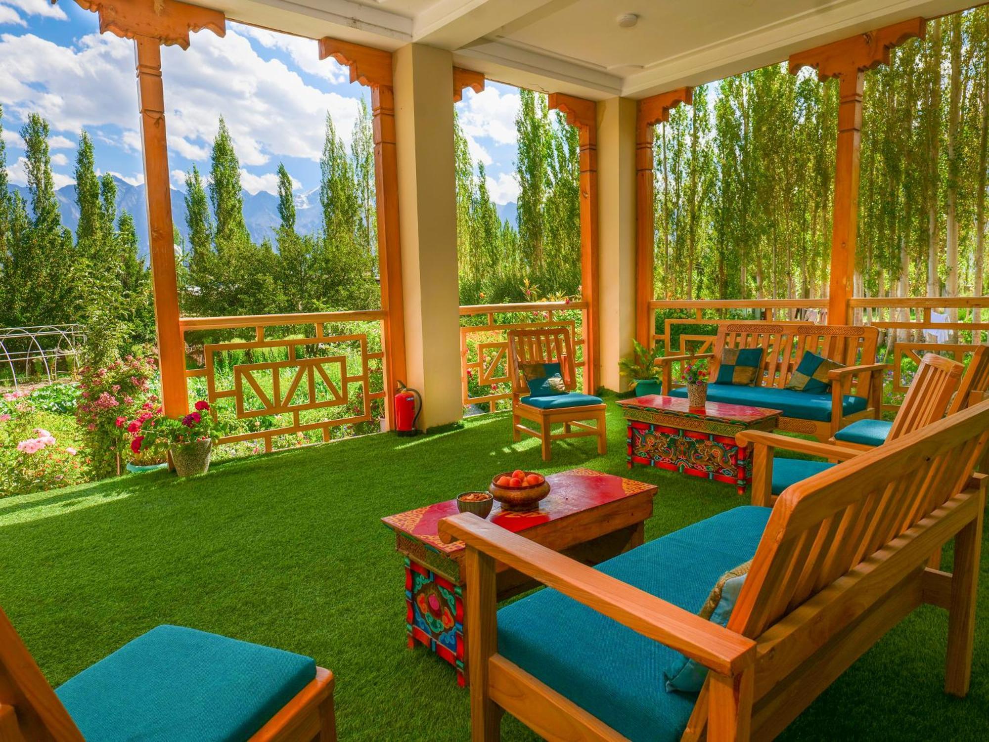 De Khama Hotel Nubra Buitenkant foto
