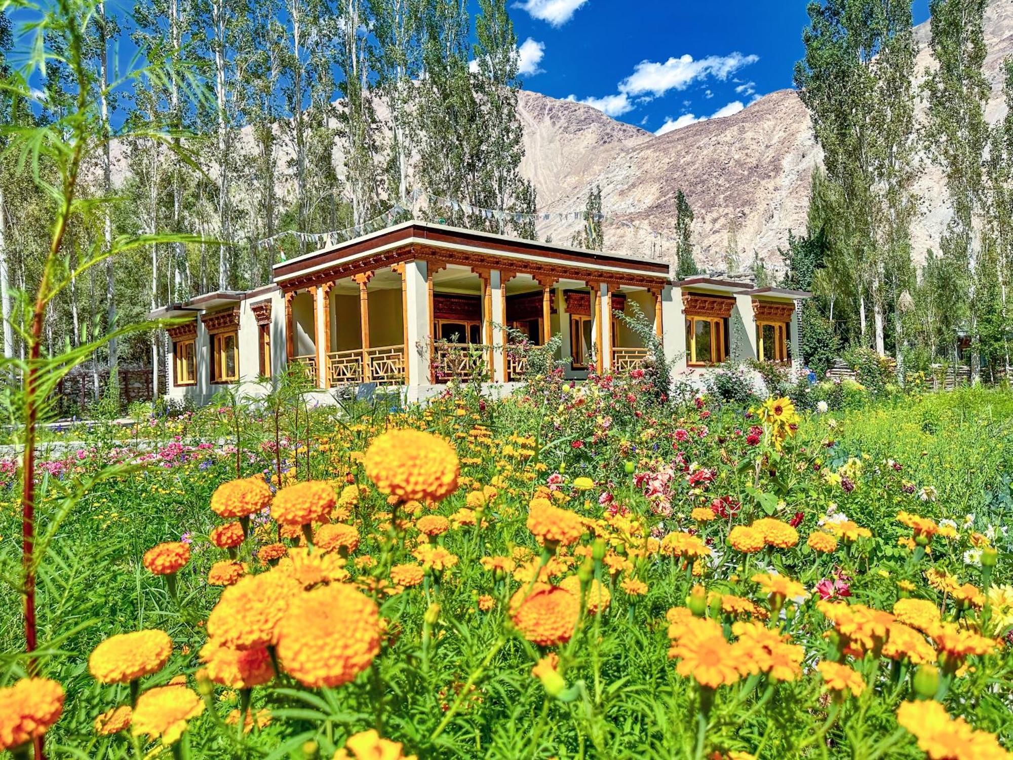 De Khama Hotel Nubra Buitenkant foto